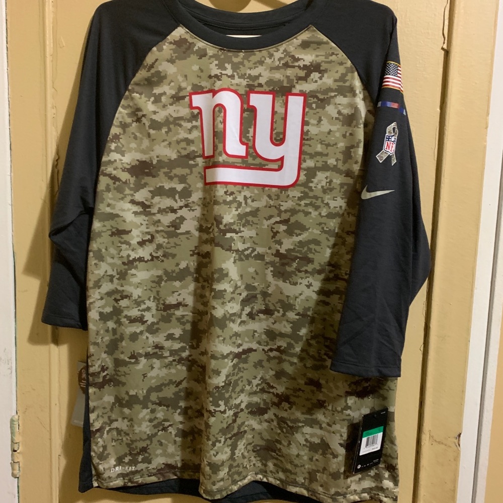 New York Giants salute 2 service performance shirt